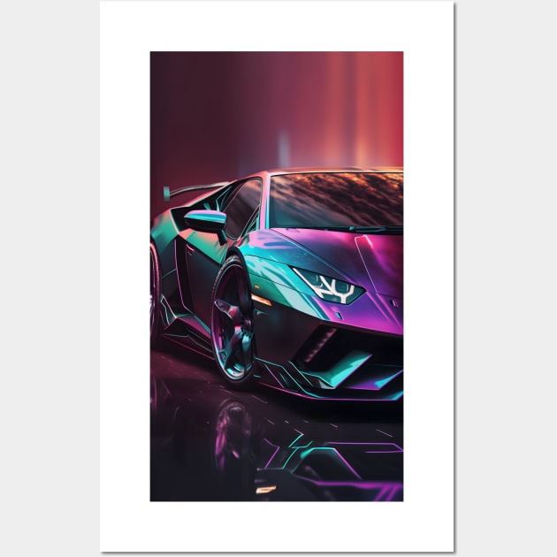 Lambo Wall Art by StrukyDesigns